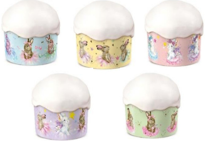 Форма бумажная для кекса, маффинов и кулича ЗАЙЧИКИ_6270c827e430a2c3b83a6968debf4351